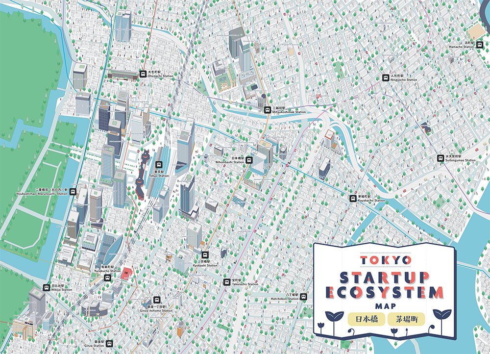 東京スタートアップエコシステムマップ 